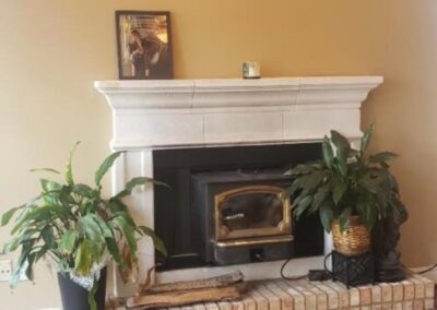 before image of the Fireplace